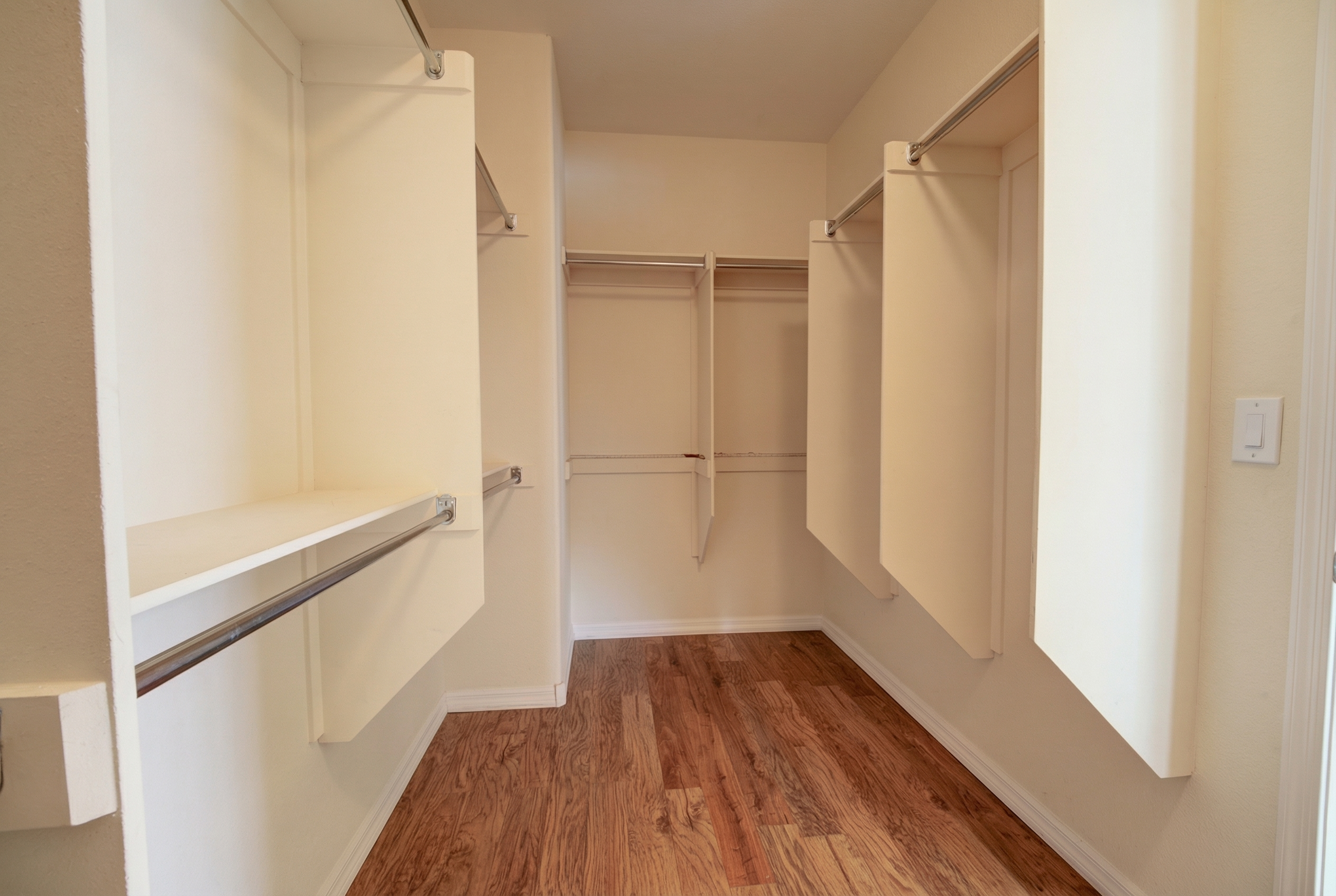 Primary walk-in closet